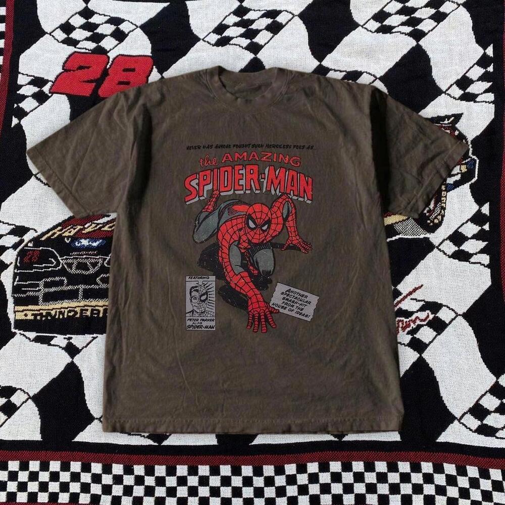 Brown Spider-Man Marvel Comics Tee Comics